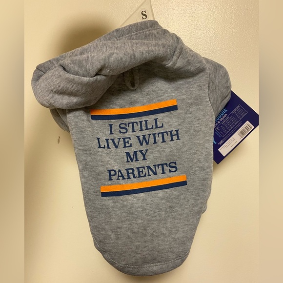 Small Pet Hoodie Sweater— I still live with my parents - Picture 2 of 3